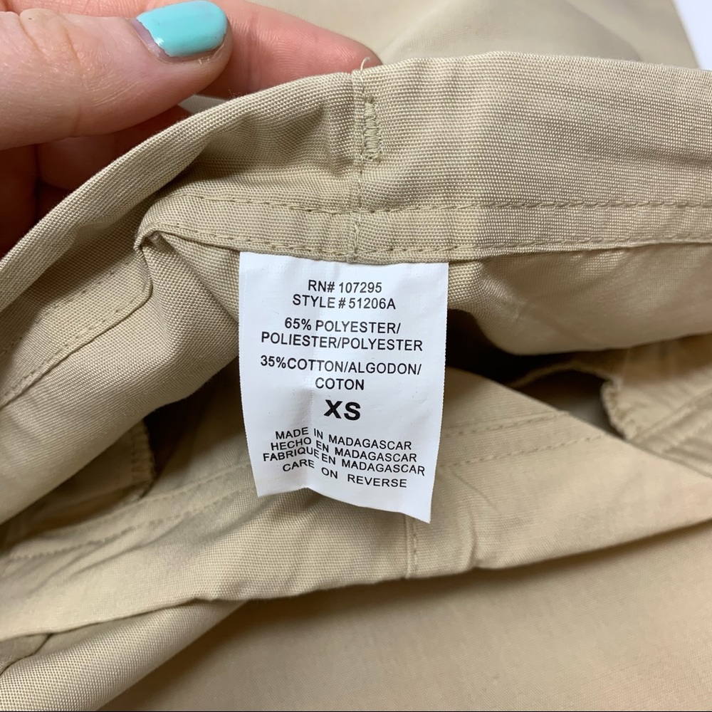 NWT Dickies Beige Flare Scrub Pants - Picture 3 of 4
